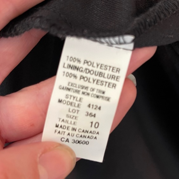 Vintage 90s Y2K black semi formal halter dress slip dress glitter - Picture 8 of 10